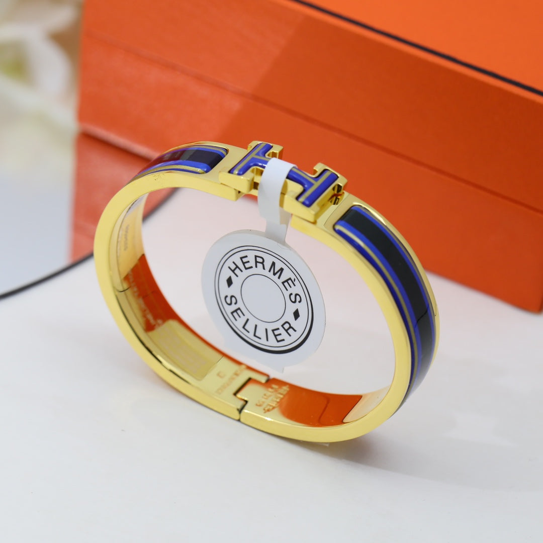 18K Clic Hermes Purple Bracelet
