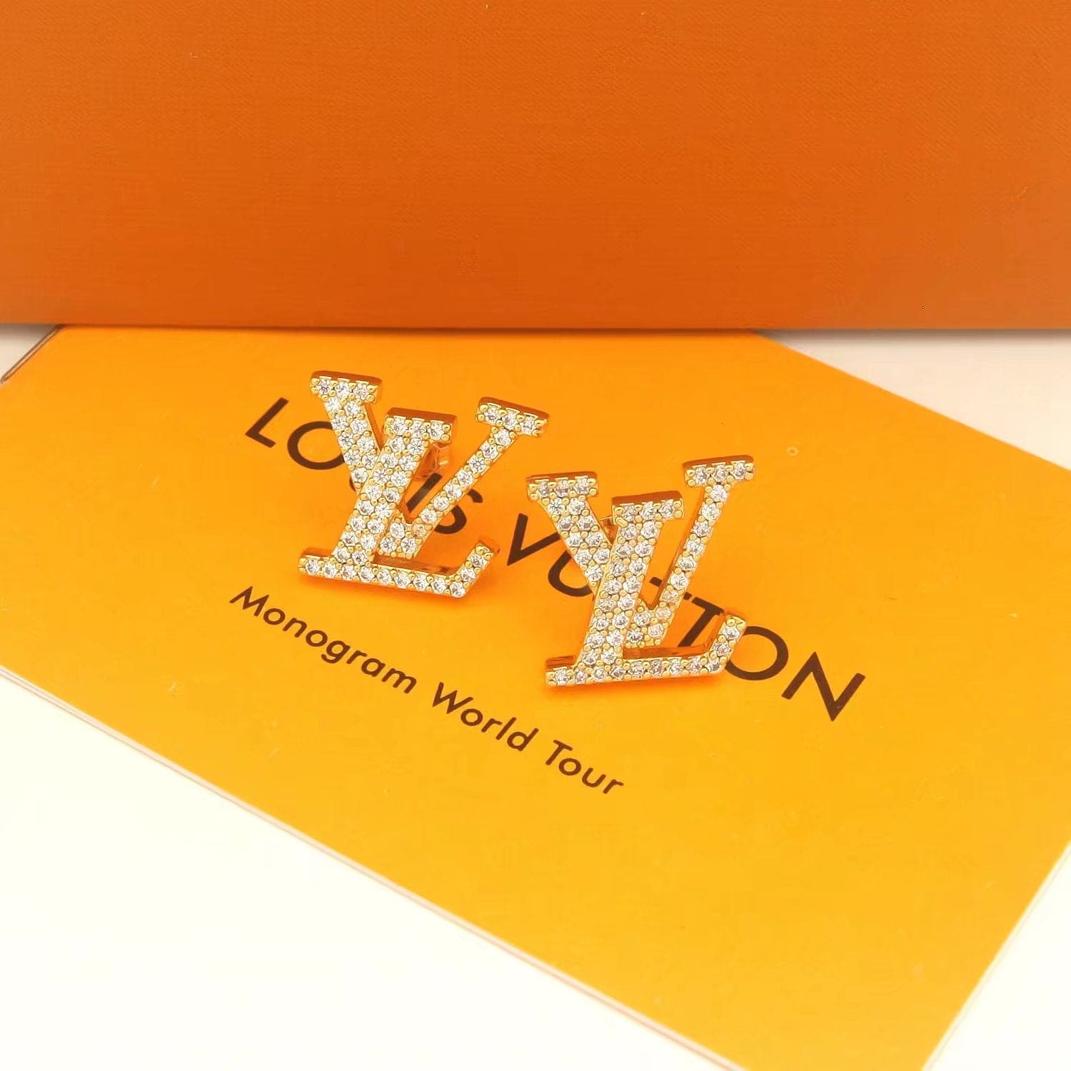 18K Louis Vuitton Iconic Diamonds Earrings